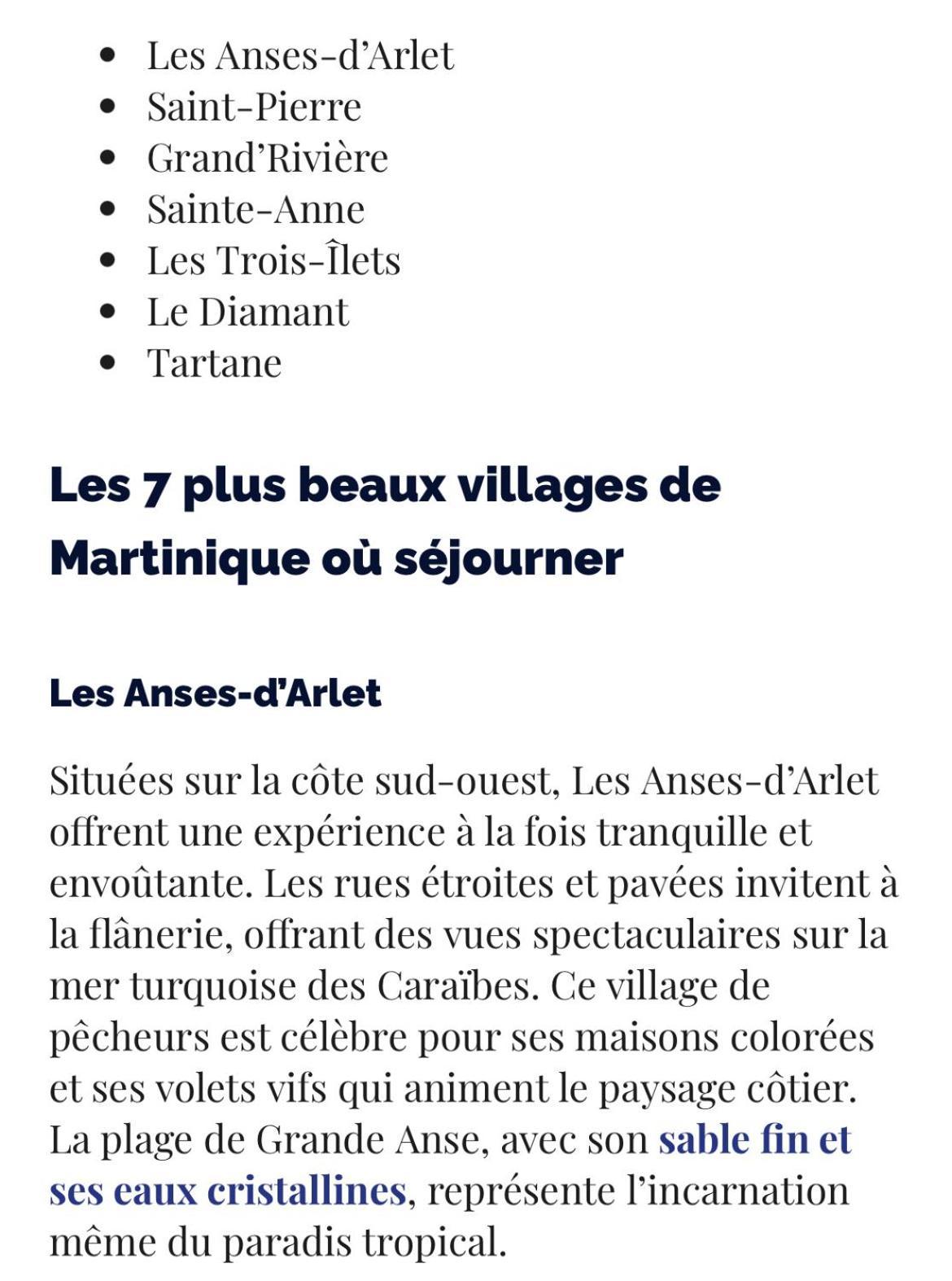 Appartement Lakay Sonson à Les Anses-d'Arlet Extérieur photo
